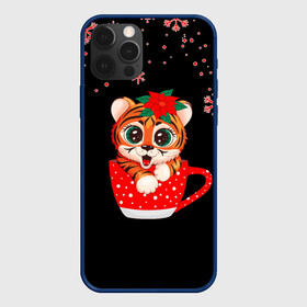 Чехол для iPhone 12 Pro Max с принтом МАЛЕНЬКИЙ ТИГРЕНОК 2022 в Курске, Силикон |  | 2022 | merry christmas | год тигра | новогодний тигр | новый год | символ 2022 года | снежинки | тигр
