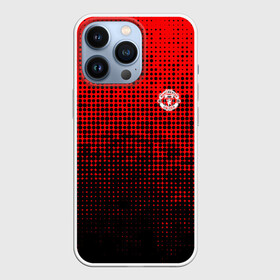 Чехол для iPhone 13 Pro с принтом MU red black в Курске,  |  | manchester | manchester united | mu | old trafford | red devils | англия | апл | красные дьяволы | манчестер | манчестер юнайтед | премьер лига | роналду | футбол