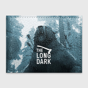 Обложка для студенческого билета с принтом The Long Dark (медведь) в Курске, натуральная кожа | Размер: 11*8 см; Печать на всей внешней стороне | Тематика изображения на принте: the long dark | выживание | выживший | долгая тьма | зима | игры | лес | медведь | топор