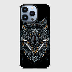 Чехол для iPhone 13 Pro с принтом ЭТНИЧЕСКАЯ ЛИСА   FOX ABSTRACT в Курске,  |  | Тематика изображения на принте: abstract | fox | fox head | foxy | абстракция | голова лисы | животные | звери | лиса | этническая лиса | этно | этно лиса