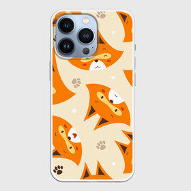 Чехол для iPhone 13 Pro с принтом ЛИСА ПАТТЕРН   УЗОР в Курске,  |  | abstract | fox | fox head | foxy | абстракция | голова лисы | животные | звери | лиса | этническая лиса | этно | этно лиса