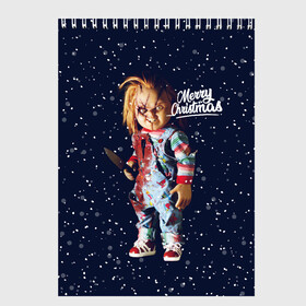 Скетчбук Новогодний Чаки New Years Chucky: в Курске, 100% бумага
 | 48 листов, плотность листов — 100 г/м2, плотность картонной обложки — 250 г/м2. Листы скреплены сверху удобной пружинной спиралью | chucky | кино | кукла | монстр | новый год | нож | рождество | снег | снежинка | ужасы | хоррор | чаки