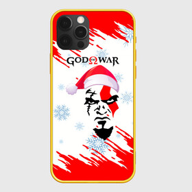 Чехол для iPhone 12 Pro с принтом Новогодний God of War. в Курске, силикон | область печати: задняя сторона чехла, без боковых панелей | ascension | betrayal | chains of olympus | cratos | ghost of sparta | god of war | hack and slash | kratos | logo | бог войны | год ов вар | год оф вар | игра | кратос | лого | логотип | новогодний | новогодний god of war | снежинки | эмблема