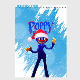 Скетчбук с принтом Новогодний Poppy Playtime. в Курске, 100% бумага
 | 48 листов, плотность листов — 100 г/м2, плотность картонной обложки — 250 г/м2. Листы скреплены сверху удобной пружинной спиралью | 2021 | 2022 | happy new year | play | poppy | poppy playtime | poppyplaytime | time | игра | монстр | новогодний poppy playtime | новый год | праздник | снежинки