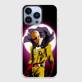 Чехол для iPhone 13 Pro с принтом Лысый плащ One Punch Man в Курске,  |  | hagemanto | one punch man | one punchman | onepunchman | saitama | sensei | аниме | ван панч мен | ванпанчмен | лысый плащ | манга | сайтама | сильнейший человек | учитель | человек одинудар | человек одного удара