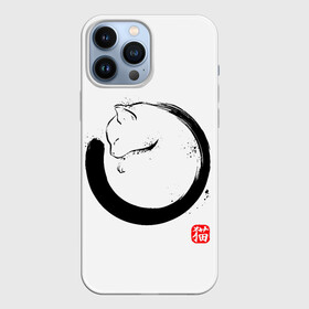 Чехол для iPhone 13 Pro Max с принтом Котик на тебе спит в Курске,  |  | cat | cats | киса | киска | кот | котенок | коты | кошечка | кошка | кошки | мем | мем с котом | феншуй