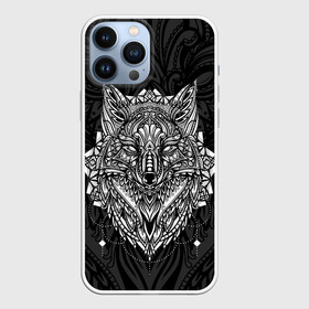 Чехол для iPhone 13 Pro Max с принтом ЭТНИЧЕСКАЯ ЛИСА   БЕЛАЯ ЭТНО ЛИСА в Курске,  |  | abstract | fox | foxy | абстракция | животные | звери | лиса | лисы | узор | этническая лиса | этно