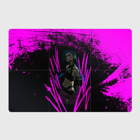 Магнитный плакат 3Х2 с принтом Pink Jinx в Курске, Полимерный материал с магнитным слоем | 6 деталей размером 9*9 см | arcane | jinx | league of legends | lol | moba | аркейн | джинкс | жинкс | лига легенд | лол | моба