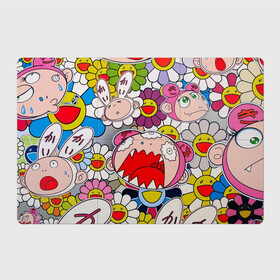 Магнитный плакат 3Х2 с принтом Takashi Murakami кричащий арт в Курске, Полимерный материал с магнитным слоем | 6 деталей размером 9*9 см | Тематика изображения на принте: takashi murakami | арт | граффити | кричащий арт | мураками | такаси | такаси мураками | токио | уличное граффити | япония