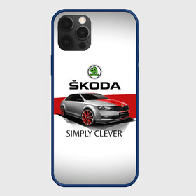 Чехол для iPhone 12 Pro Max с принтом Skoda Rapid Sport в Курске, Силикон |  | Тематика изображения на принте: rapid | simply clever | skoda | автомобиль | машина | рапид | тачка | чехия | шкода