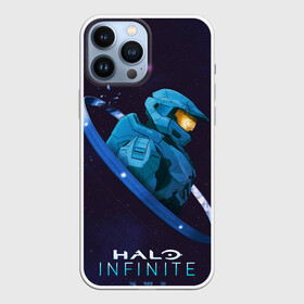 Чехол для iPhone 13 Pro Max с принтом Halo Infinite Силуэт  мастера Чифа в Курске,  |  | chief | halo | infinite | инфинит | мастер чиф | хало | хейло | хэйло | чиф