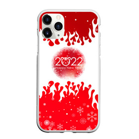 Чехол для iPhone 11 Pro матовый с принтом Happy New Year Fire. в Курске, Силикон |  | 2022 | fire | happy new year | merry christmas | год тигра | зима близко | нг | новогодний | новогодний тигр | новогодняя символика | новый год | новый год 2022 | рождество | символ 2022 года | снег | снежинки | тигр