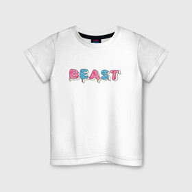 Детская футболка хлопок с принтом Mr Beast - Art 1 в Курске, 100% хлопок | круглый вырез горловины, полуприлегающий силуэт, длина до линии бедер | mr beast | youtube | арты | блогеры | мистер бист | ютуберы