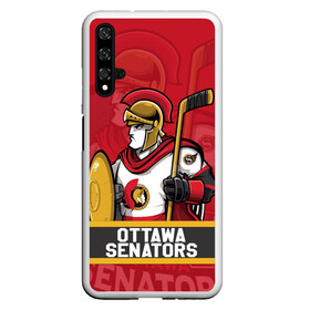 Чехол для Honor 20 с принтом Оттава Сенаторз Ottawa Senators в Курске, Силикон | Область печати: задняя сторона чехла, без боковых панелей | hockey | nhl | ottawa | ottawa senators | senators | usa | нхл | оттава | оттава сенаторз | сенаторз | спорт | сша | хоккей | шайба