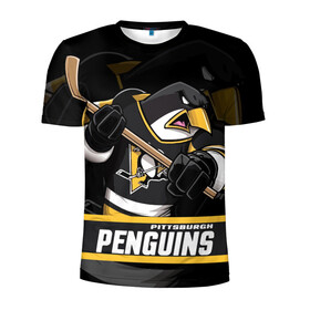 Мужская футболка 3D спортивная с принтом Питтсбург Пингвинз Pittsburgh Penguins в Курске, 100% полиэстер с улучшенными характеристиками | приталенный силуэт, круглая горловина, широкие плечи, сужается к линии бедра | hockey | nhl | penguins | pittsburg | pittsburgh | pittsburgh penguins | usa | нхл | пингвинз | питтсбург | питтсбург пингвинз | спорт | сша | хоккей | шайба