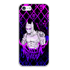 Чехол для iPhone 5/5S матовый с принтом JOJO / KILLER QUEEN / КОРОЛЕВА УБИЙЦА / ART в Курске, Силикон | Область печати: задняя сторона чехла, без боковых панелей | Тематика изображения на принте: adventure | jojo | jojos bizarre | jojos bizarre adventure | killer queen | pattern | yare yare daze | аниме | брызги | джоджо | манга | узор | яре яре дазе