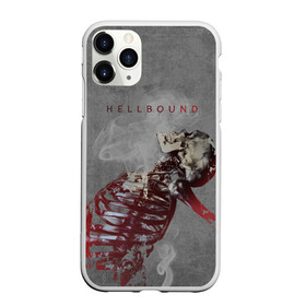 Чехол для iPhone 11 Pro Max матовый с принтом Hellbound Новая истина в Курске, Силикон |  | дым | надпись | скелет | текстура