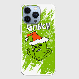 Чехол для iPhone 13 Pro с принтом Grinch Green. в Курске,  |  | Тематика изображения на принте: 2022 | grinch | happy new year | merry christmas | год тигра | гринч | зима близко | нг | новогодний | новый год | новый год 2022 | рождество | снег | снежинки