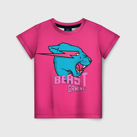 Детская футболка 3D с принтом Mr Beast Gaming Full Print (Pink edition) в Курске, 100% гипоаллергенный полиэфир | прямой крой, круглый вырез горловины, длина до линии бедер, чуть спущенное плечо, ткань немного тянется | gamer | games | gaming | mr beast | mrbeast | youtube | блогеры | игры | мистер бист | ютуберы