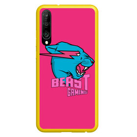 Чехол для Honor P30 с принтом Mr Beast Gaming Full Print (Pink edition) в Курске, Силикон | Область печати: задняя сторона чехла, без боковых панелей | Тематика изображения на принте: gamer | games | gaming | mr beast | mrbeast | youtube | блогеры | игры | мистер бист | ютуберы