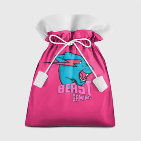 Подарочный 3D мешок с принтом Mr Beast Gaming Full Print (Pink edition) в Курске, 100% полиэстер | Размер: 29*39 см | Тематика изображения на принте: gamer | games | gaming | mr beast | mrbeast | youtube | блогеры | игры | мистер бист | ютуберы