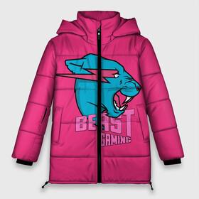 Женская зимняя куртка Oversize с принтом Mr Beast Gaming Full Print (Pink edition) в Курске, верх — 100% полиэстер; подкладка — 100% полиэстер; утеплитель — 100% полиэстер | длина ниже бедра, силуэт Оверсайз. Есть воротник-стойка, отстегивающийся капюшон и ветрозащитная планка. 

Боковые карманы с листочкой на кнопках и внутренний карман на молнии | gamer | games | gaming | mr beast | mrbeast | youtube | блогеры | игры | мистер бист | ютуберы