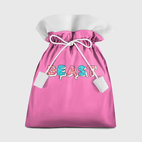 Подарочный 3D мешок с принтом Mr Beast Donut (Pink edition) в Курске, 100% полиэстер | Размер: 29*39 см | arts | mr beast | mrbeast | youtube | арты | блогеры | мистер бист | прикольные надписи | ютуб | ютуберы