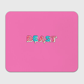 Прямоугольный коврик для мышки с принтом Mr Beast Donut (Pink edition) в Курске, натуральный каучук | размер 230 х 185 мм; запечатка лицевой стороны | arts | mr beast | mrbeast | youtube | арты | блогеры | мистер бист | прикольные надписи | ютуб | ютуберы