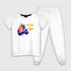 Детская пижама хлопок с принтом Знак the edge в Курске, 100% хлопок |  брюки и футболка прямого кроя, без карманов, на брюках мягкая резинка на поясе и по низу штанин
 | знак | надпись | персонаж | стрелка