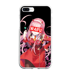 Чехол для iPhone 7Plus/8 Plus матовый с принтом 02, ZERO TWO, DARLING IN THE FRANXX в Курске, Силикон | Область печати: задняя сторона чехла, без боковых панелей | 02 | anime | anime girl | darling in the franxx | heroes | manga | zero two | аниме | герои | дарлинг | дарлинг во франксе | дарлинг ин зе франкс | зиро ту | манга | милый во франксе