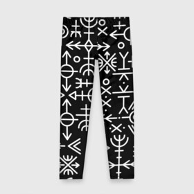 Детские леггинсы 3D с принтом Скандинавские руны, Славянские символы в Курске, полиэстер 85%, спандекс 15% | эластичный пояс, зауженный крой | Тематика изображения на принте: runes | викинг | викинги | древние знаки | знаки | норвегия | норвежские | руны | русь | символы | скандинавия | скандинавские | славяне | славянская символика