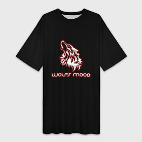 Платье-футболка 3D с принтом Wolf s mood в Курске,  |  | Тематика изображения на принте: бивни | волк | животные | злой | злость | настроение | неон | неоновые принты | природа | саванна | светящиеся | сердится | тайга | тамбов