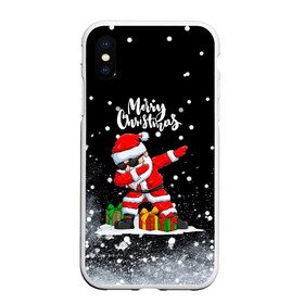 Чехол для iPhone XS Max матовый с принтом Santa Dabbing с подарками. в Курске, Силикон | Область печати: задняя сторона чехла, без боковых панелей | 2022 | dabbing | happy new year | merry christmas | santa dabbing | год тигра | зима близко | нг | новогодний | новый год | новый год 2022 | рождество | символ 2022 года | снег | снежинки