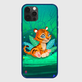 Чехол для iPhone 12 Pro Max с принтом Тигр в большой кувшинке в Курске, Силикон |  | 2022 | год тигра | новый год | новый год 2022 | символ года | тигр | тигренок | тигрица | тигры