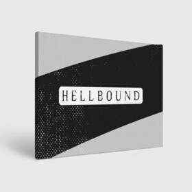 Холст прямоугольный с принтом HELLBOUND - Полосы в Курске, 100% ПВХ |  | bound | hell | hellbound | netflix | series | ада | зов | корейский | культура | монстры | поп | сериал | сериалы