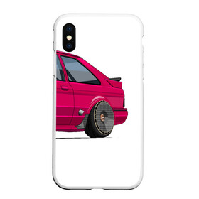 Чехол для iPhone XS Max матовый с принтом Ford Escort art в Курске, Силикон | Область печати: задняя сторона чехла, без боковых панелей | art | ford | fordescort | rs | stance