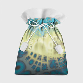 Подарочный 3D мешок с принтом Коллекция Journey Бриз 126-2 в Курске, 100% полиэстер | Размер: 29*39 см | abstraction | blue | color | fractal | yellow | абстракция | желтый | на витрину | фрактал | цветной