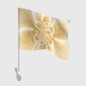Флаг для автомобиля с принтом Коллекция Journey Дороги пустыни 284-7-42 в Курске, 100% полиэстер | Размер: 30*21 см | abstraction | fractal | light | lines | sand | white | yellow | абстракция | белый | желтый | линии | на витрину | песочный | светный | фрактал