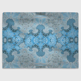 Плед 3D с принтом Коллекция Фрактальная мозаика Голубой 292-6-n в Курске, 100% полиэстер | закругленные углы, все края обработаны. Ткань не мнется и не растягивается | Тематика изображения на принте: blue | fractal | light | pattern | symmetrical | на витрину | светлый | симметричный | узор | фрактал