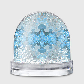 Игрушка Снежный шар с принтом Коллекция Фрактальная мозаика Голубой 292-6-n в Курске, Пластик | Изображение внутри шара печатается на глянцевой фотобумаге с двух сторон | blue | fractal | light | pattern | symmetrical | на витрину | светлый | симметричный | узор | фрактал