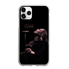 Чехол для iPhone 11 Pro матовый с принтом Песнь Адель в Курске, Силикон |  | девушка | имя | микрофон | певица | песня