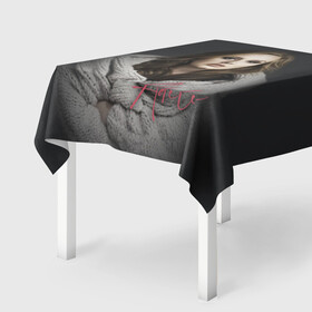Скатерть 3D с принтом Фото Адель в Курске, 100% полиэстер (ткань не мнется и не растягивается) | Размер: 150*150 см | девушка | имя | певица | свитер | фото