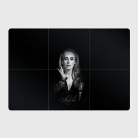 Магнитный плакат 3Х2 с принтом Adele Icon в Курске, Полимерный материал с магнитным слоем | 6 деталей размером 9*9 см | Тематика изображения на принте: девушка | имя | микрофон | певица | фото