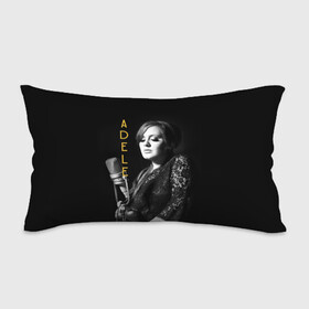 Подушка 3D антистресс с принтом Певица Adele в Курске, наволочка — 100% полиэстер, наполнитель — вспененный полистирол | состоит из подушки и наволочки на молнии | девушка | имя | микрофон | надпись | певица