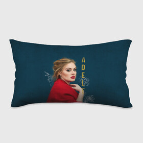 Подушка 3D антистресс с принтом Portrait Adele в Курске, наволочка — 100% полиэстер, наполнитель — вспененный полистирол | состоит из подушки и наволочки на молнии | имя | лицо | надпись | певица | портрет