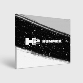 Холст прямоугольный с принтом ХАММЕР - H2 - Краска в Курске, 100% ПВХ |  | auto | gmc | h2 | humer | hummer | logo | moto | symbol | авто | автомобиль | гонки | знак | краска | лого | логотип | логотипы | марка | машина | мото | символ | символы | хамер | хаммер