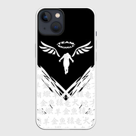 Чехол для iPhone 13 с принтом WALHALLA TEAM, БРЫЗГИ КРАСОК в Курске,  |  | anime | colors | draken | mikey | paints | tokyorevengers | walhalla | аниме | брызги | вальгала | дракен | иероглифы | краски | кэн | майки | манга | мандзиро | микки | рюгудзи | сано | символы | токийские мстители