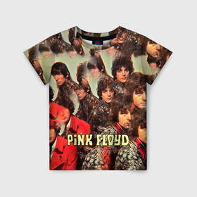 Детская футболка 3D с принтом The Piper at the Gates of Dawn - Pink Floyd в Курске, 100% гипоаллергенный полиэфир | прямой крой, круглый вырез горловины, длина до линии бедер, чуть спущенное плечо, ткань немного тянется | pink floyd | pinkfloyd | альбом | арт | артрок | дэвид гилмор | пинк флойд | пинкфлойд | прогрессивный | психоделический | ричард райт | роджер уотерс | рок группа | сид барретт | симфонический | спэйс | эйсид