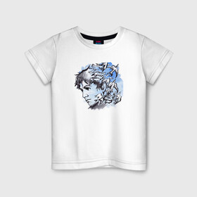 Детская футболка хлопок с принтом Свобода LIZER в Курске, 100% хлопок | круглый вырез горловины, полуприлегающий силуэт, длина до линии бедер | freedom | lizer | лизер | обложка | птицы | свобода | сингл | хип хоп | чайки