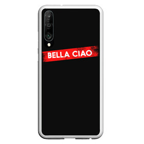 Чехол для Honor P30 с принтом BELLA CIAO (БУМАЖНЫЙ ДОМ) в Курске, Силикон | Область печати: задняя сторона чехла, без боковых панелей | bella | bells | casa | ciao | de | el | jingle | la | moscow | netflix | papel | professor | resistencia | tokio | viva | бумажный | дом | профессор